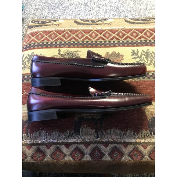 GH Bass Co Mens Leather Penny Loafers Shoes Size 10 D Made in USA - Picture 5 of 12